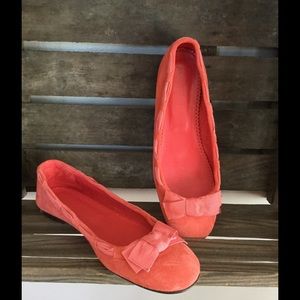 Coral J Crew flats